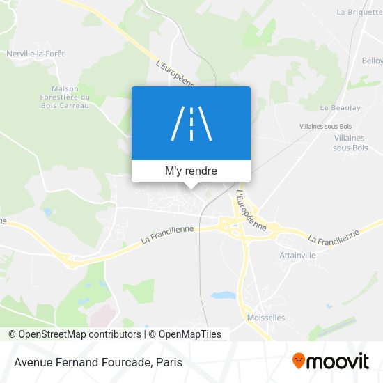 Avenue Fernand Fourcade plan