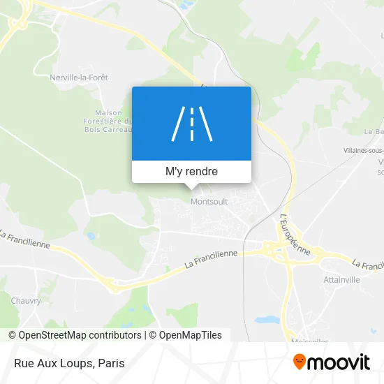 Rue Aux Loups plan