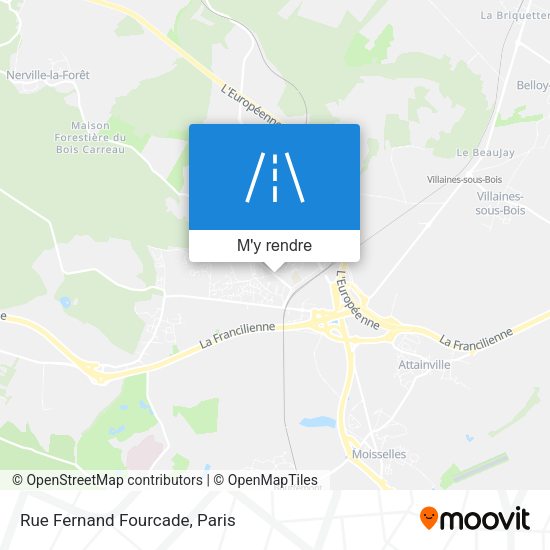 Rue Fernand Fourcade plan