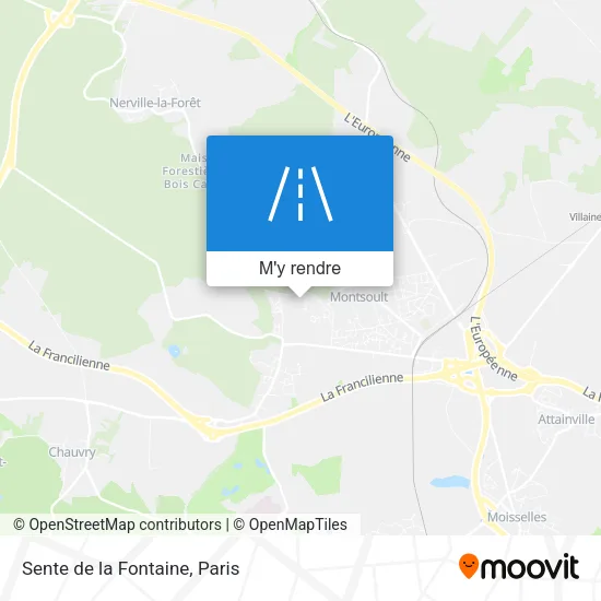 Sente de la Fontaine plan