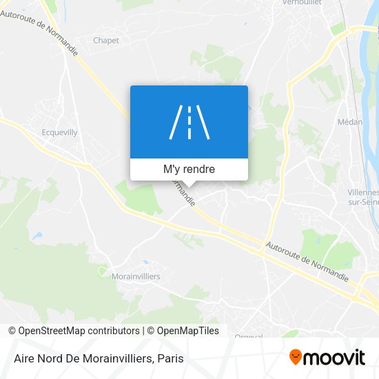 Aire Nord De Morainvilliers plan