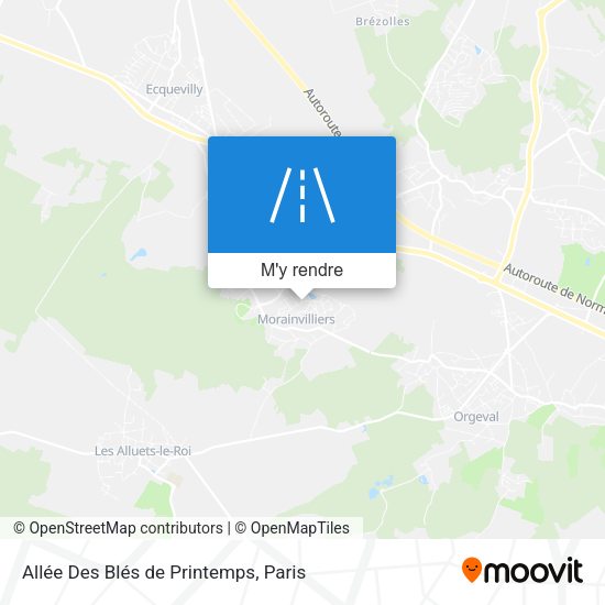 Allée Des Blés de Printemps plan