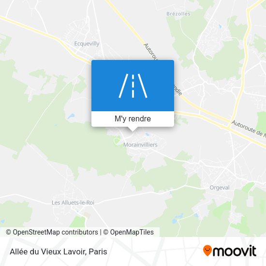 Allée du Vieux Lavoir plan