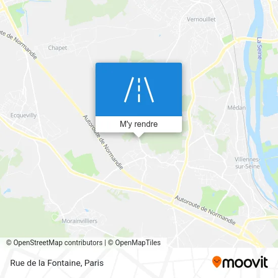 Rue de la Fontaine plan