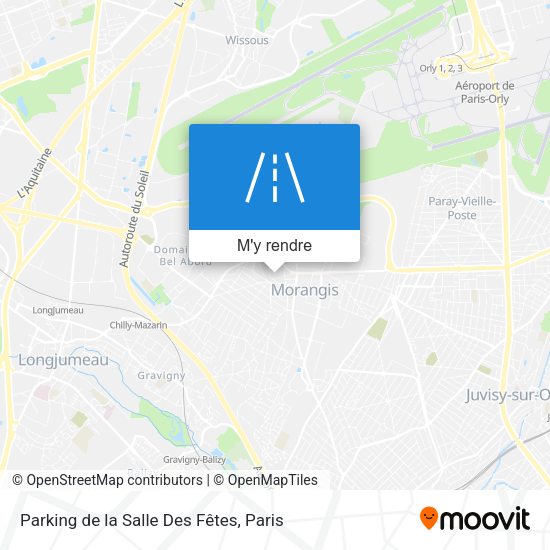 Parking de la Salle Des Fêtes plan