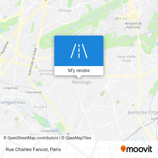 Rue Charles Fanost plan