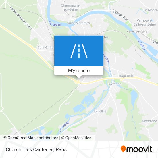 Chemin Des Cantèces plan