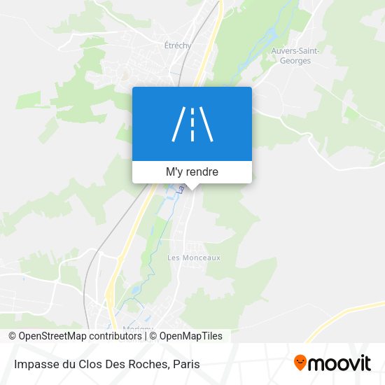 Impasse du Clos Des Roches plan