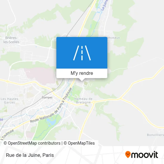 Rue de la Juine plan