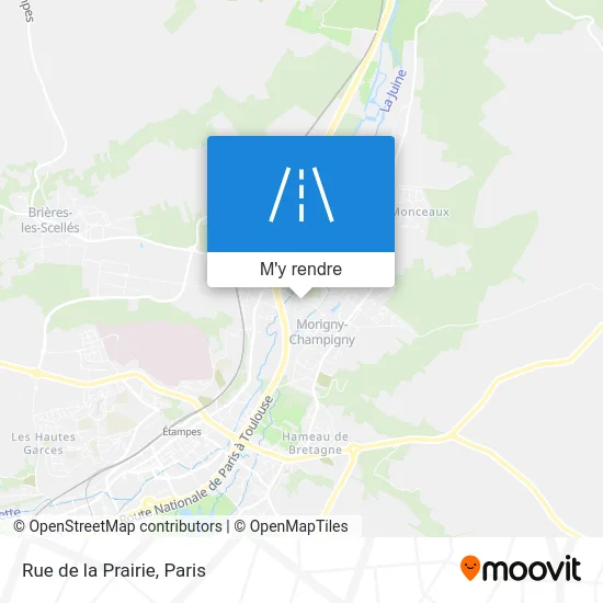 Rue de la Prairie plan