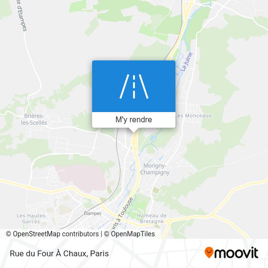 Rue du Four À Chaux plan