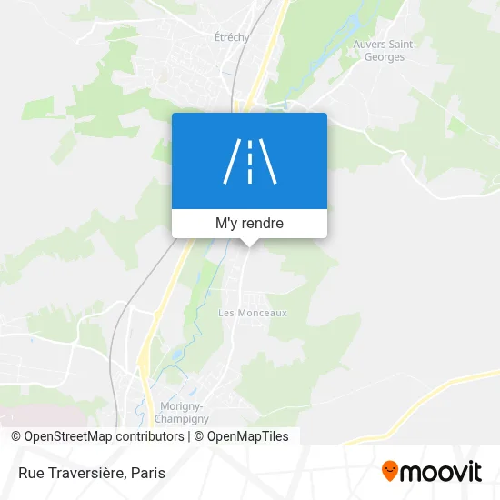 Rue Traversière plan