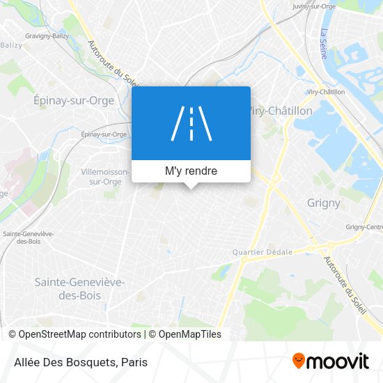 Allée Des Bosquets plan