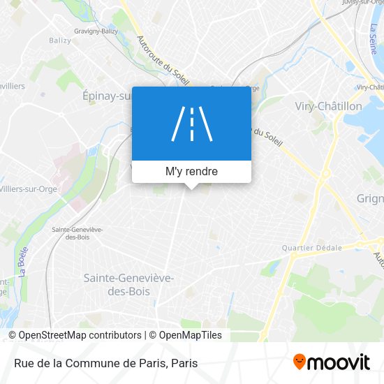 Rue de la Commune de Paris plan