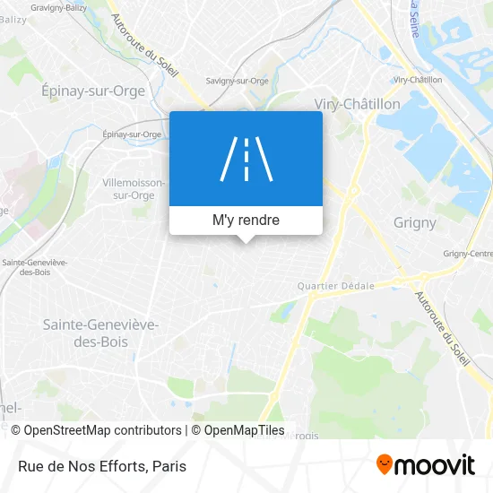 Rue de Nos Efforts plan