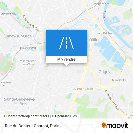 Rue du Docteur Charcot plan