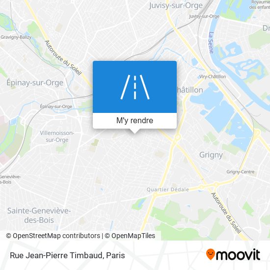 Rue Jean-Pierre Timbaud plan