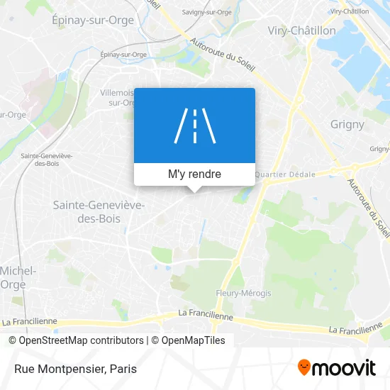 Rue Montpensier plan