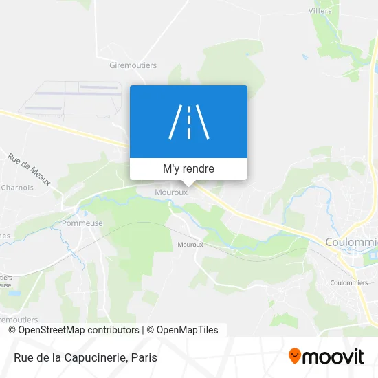 Rue de la Capucinerie plan