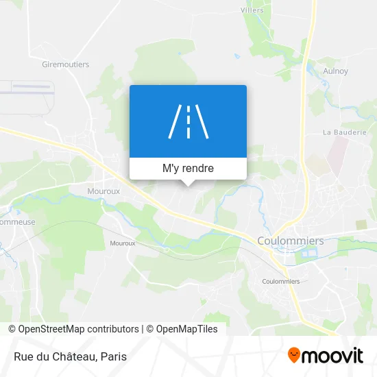 Rue du Château plan