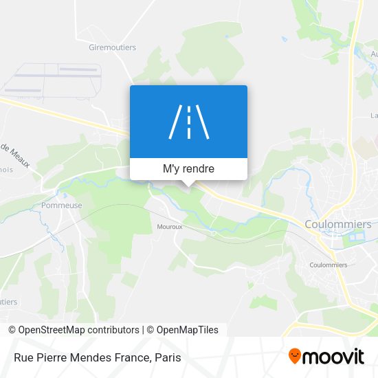 Rue Pierre Mendes France plan