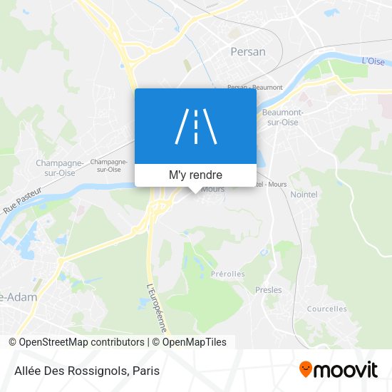 Allée Des Rossignols plan