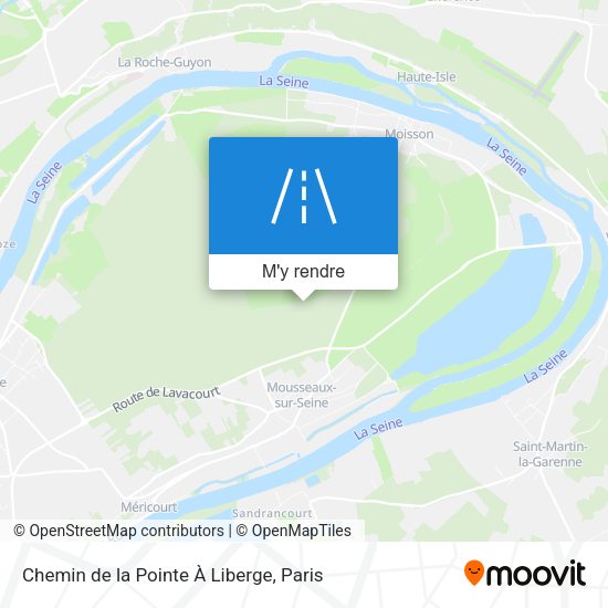 Chemin De La Pointe À Liberge plan