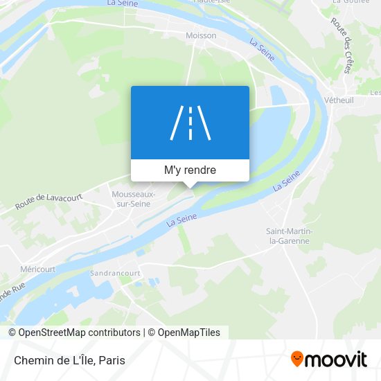 Chemin de L'Île plan