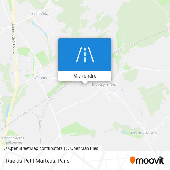 Rue du Petit Marteau plan