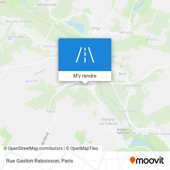 Rue Gaston Raboisson plan