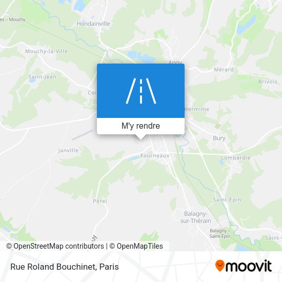 Rue Roland Bouchinet plan