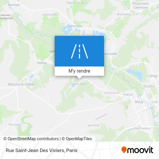 Rue Saint-Jean Des Viviers plan