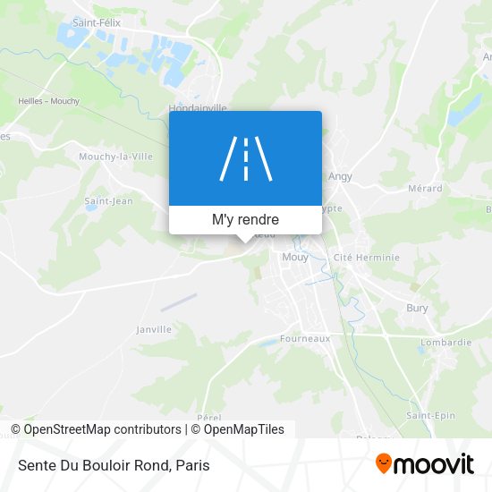 Sente Du Bouloir Rond plan