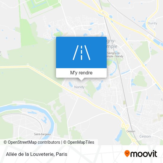 Allée de la Louveterie plan