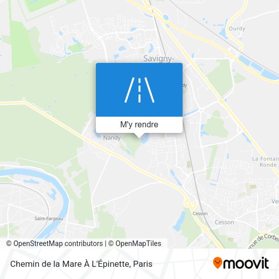 Chemin de la Mare À L'Épinette plan