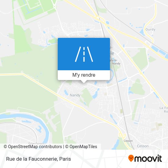 Rue de la Fauconnerie plan