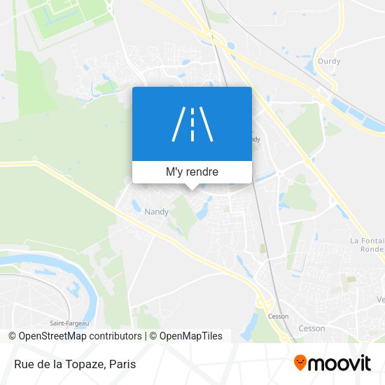 Rue de la Topaze plan