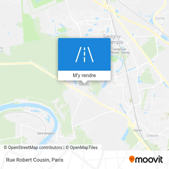 Rue Robert Cousin plan