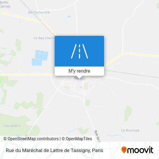 Rue du Maréchal de Lattre de Tassigny plan
