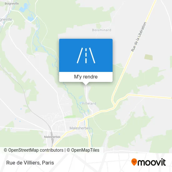 Rue de Villiers plan