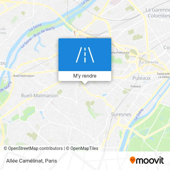 Allée Camélinat plan