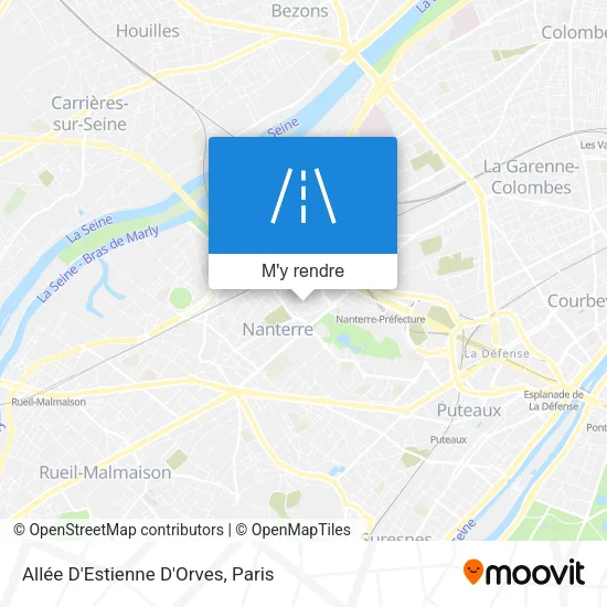 Allée D'Estienne D'Orves plan