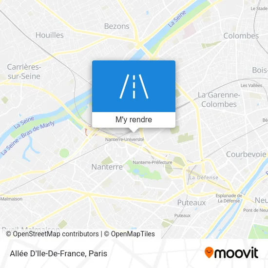 Allée D'Ile-De-France plan