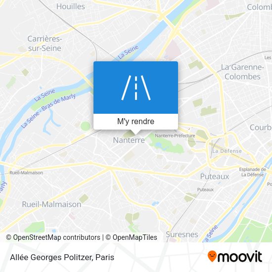 Allée Georges Politzer plan