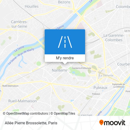 Allée Pierre Brossolette plan