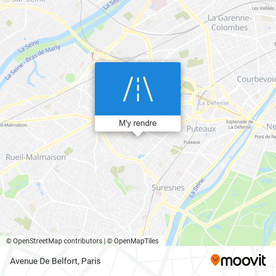 Avenue De Belfort plan