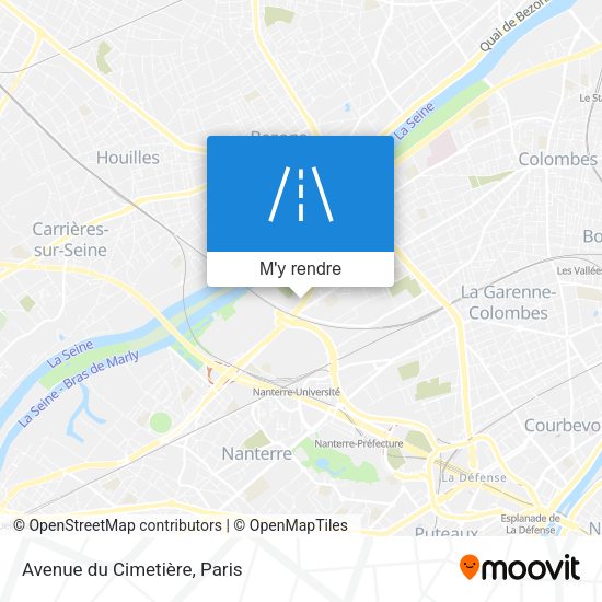 Avenue du Cimetière plan