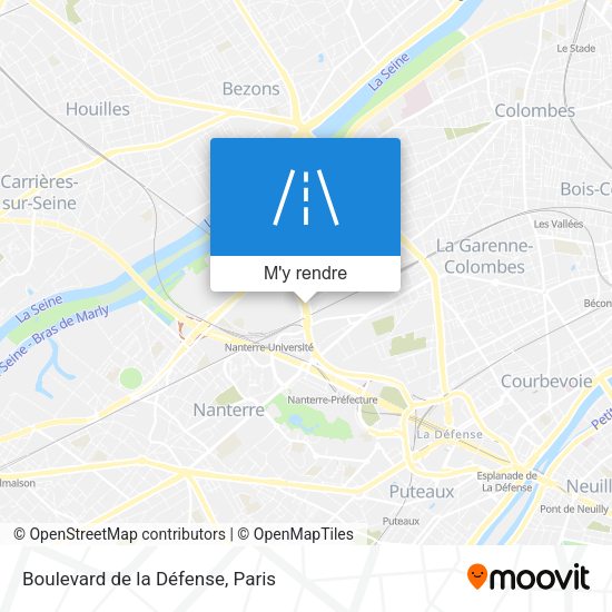 Boulevard de la Défense plan