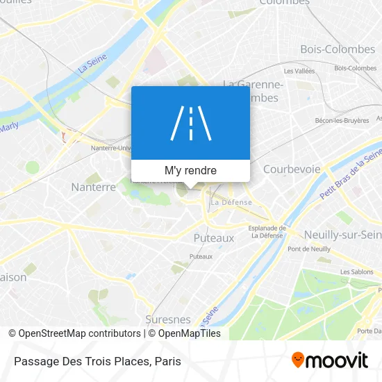 Passage Des Trois Places plan