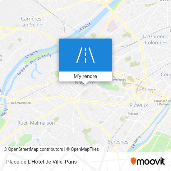 Place de L'Hôtel de Ville plan
